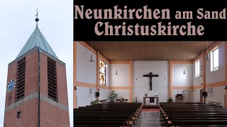 NEUNKIRCHEN am Sand LAU Evang Christuskirche  Vollgeläut [upl. by Oleic]