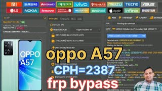 oppo A57 frp unlock tool 2024 how to oppo cph2387 frp bypass unlock tool [upl. by Aneda831]