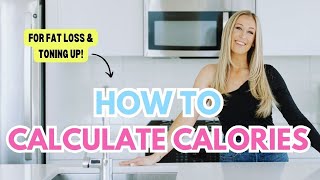 How to Calculate Your Calories for Weight Loss Dietitian Explains a Calorie Deficit [upl. by Eissirc]