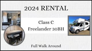 2024 Coachmen Freelander 30BH Class C Rental [upl. by Annavaig]