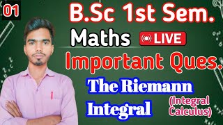 Bsc 1st semMaths chThe Riemann Integral important questions by Rahul valiya lec1 aes [upl. by Harriman]