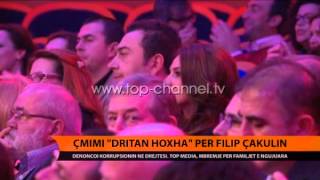 Çmimi quotDritan Hoxhaquot për Filip Çakulin  Top Channel Albania  News  Lajme [upl. by Ahsram]