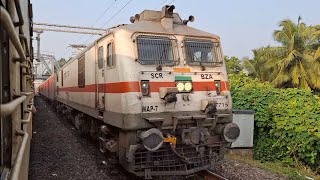 VISAKHAPATNAM TO ANAKAPALLE SMALL TRAIN JOURNEY ON BOARD SIMHADRI EXPRESS [upl. by Epilihp]