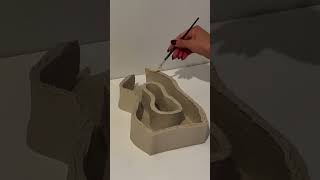 Slab vase using our template [upl. by Atilrep]