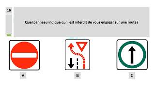 Examen théorique saaq 2023  sécurité routière SIGNALISATION ROUTIÈRE test  Quebec [upl. by Akihsal]