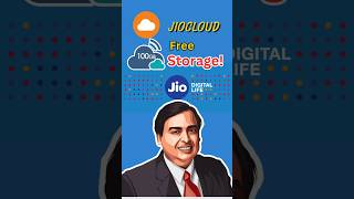 Jios 100 GB Free Cloud Storage Offer jio shorts [upl. by Trilby]