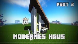 Kleines MODERNES Haus bauen  Minecraft Tutorial  EINFACH  Part 2 [upl. by Laundes75]