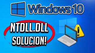 Solucion Error NTDLLDLL en Windows 10 [upl. by Rez37]