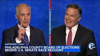 Philadelphia County Board of Elections begins US Senate race recount [upl. by Auvil122]