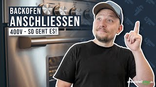 Backofen anschließen 400 V  so geht es [upl. by Bahner187]