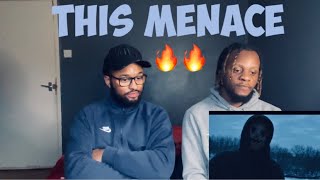 Menace Santana  Skiboy Prod by V13 x Waj knife UK REACTION [upl. by Secundas]