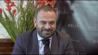 Interview with Gabriel Escarrer Jaume CEO Meliá Hotels International [upl. by Milinda]