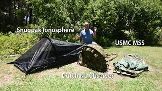 Bivvy bag versus hooped bivvy versus bivvy tent  the snugpak ionosphere [upl. by Lihka430]