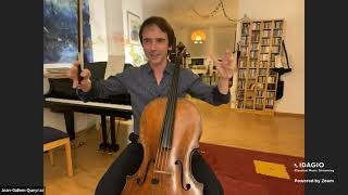 JeanGuihen Queyras Bach Cello Suites  Suite 6 Prélude [upl. by Kass]