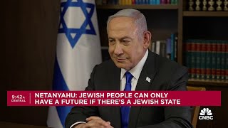 Watch CNBCs full interview with Israeli PM Benjamin Netanyahu on Rafah US relations and more [upl. by Herodias908]