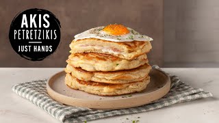 Savory Pancakes  Akis Petretzikis [upl. by Netti889]