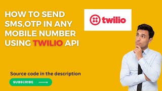 How to send OTP  SMS in any mobile number using Twilio API [upl. by Anoynek]