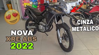 NOVA XRE 300 ABS CINZA METÁLICO 2022 ACABOU DE CHEGAR [upl. by Brynne757]