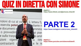 30 quiz commentati per la preparazione ai concorsi di Simone Chiarelli  parte 2 2562023 [upl. by Cornall41]