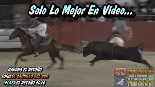 TORO EL CAUDILLO DEL SUR EN LA PLAZA DE TOROS EL RETOÑO 2024 [upl. by Assilam]