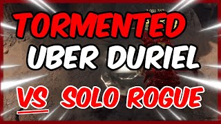 DIABLO 4 TORMENTED DURIEL SOLO ROGUE KILL SEASON 4 PTR [upl. by Lateehs947]