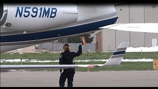 IAI Gulfstream G150  Arrival Customs Inspection Engine Start [upl. by Phina131]