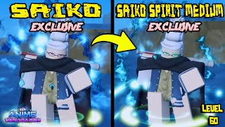 SAIKO SPIRIT MEDIUM LEVEL 60 EXCLUSIVE UNIT SHOWCASE  ANIME VANGUARDS [upl. by Ecilef]