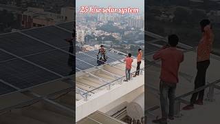 Solar panel installation electrical solarenrgy greenenergy and structure solartech shortideo [upl. by Giverin]