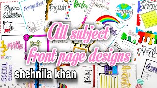 20 BEAUTIFUL BORDER DESIGNSPROJECT WORK DESIGNSA4 SHEETFILEFRONT PAGE DESIGN FOR SCHOOL PROJECT [upl. by Beaner746]