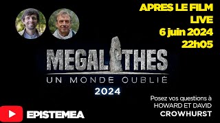 Live après la première du film quotMégalithes un Monde Oublié  2024quot [upl. by Llamaj]