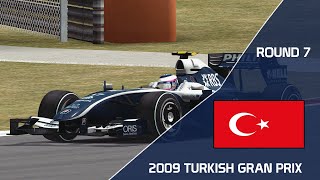 CARNAGE IN THE PITLANE   NEWS  rfactor F1 2009 Career Mode  Round 7  Turchia [upl. by Ahsart]