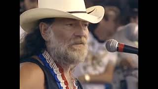 Willie Nelson  Whiskey River  Stay All Night Stay A Little Longer – Live at Farm Aid 1986 [upl. by Warfourd814]