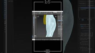 how to retopology in 3DsMax shorts [upl. by Icnan932]