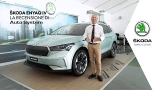 ŠKODA ENYAQ iV la recensione di Auto System [upl. by Josefina]