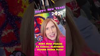 Happy New Year from 2024 Rose Parade Flower Power Float by La Canada Flintridge Team [upl. by Spaulding]