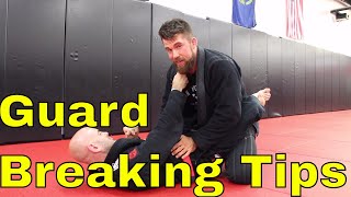 Dominate the Grip Battle to Break Full Guard as a BJJ White Belt [upl. by Adamok109]