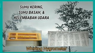 Mengukur Suhu Kering Suhu Basah Dan Kelembaban Udara Dengan Whirling Hygrometer  paintmeasure [upl. by Pauline]