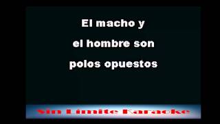 El Macho y el Hombre  Los Tigres del Norte  Karaoke Full [upl. by Herrera]