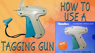 How to Use a Tagging GunLabel Gun Timbo Standard Needle Gun 🔖 🔫 [upl. by Tibbetts]