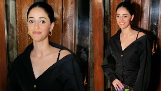 Ananya Pandey Arrives At New Movie CTRL Success Party [upl. by Enak]