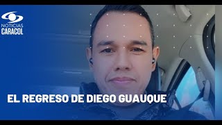 Diego Guauque en Caracol Ahora habla sobre su regreso a la televisión [upl. by Feltie349]