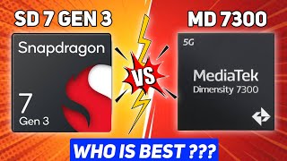 Snapdragon 7 Gen 3 Vs Mediatek Dimensity 7300 Comparison  Who Is Winner 🏆 [upl. by Louisette936]