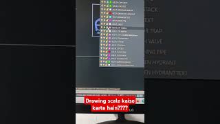 Autocad drawing ko scale kaise karte hain [upl. by Alemahs370]