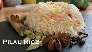 Perfect Basmati Pilau Rice from scratch British Indian Restaurant  BIR Style [upl. by Eelirak]