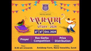 NAVRATRI UTSAV  2024DAY  1 [upl. by Pentha576]