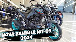 Nova Yamaha MT03 2024  Veja o que MUDOU e o PREÇO dela ATUALIZADO [upl. by Joub]