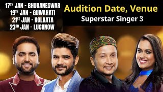 Superstar Singer 3 Audition Date Time Venue Announced  Sony TV [upl. by Yreme]