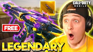 FREE LEGENDARY M4 FOR EVERYONE COD MOBILE [upl. by Massab]