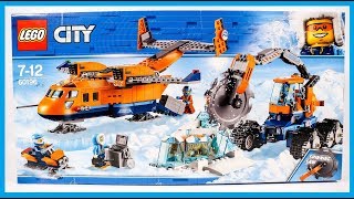 LEGO 60196 Arctic Supply Plane Speed Build Review [upl. by Areta38]