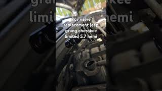 Pcv valve replacement 2014 grand cherokee limited 57 hemi [upl. by Amice]